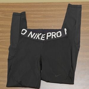 Nike Kids Pro Black Leggings